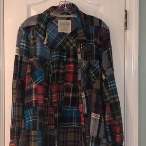 Free people lost in plaid flannel